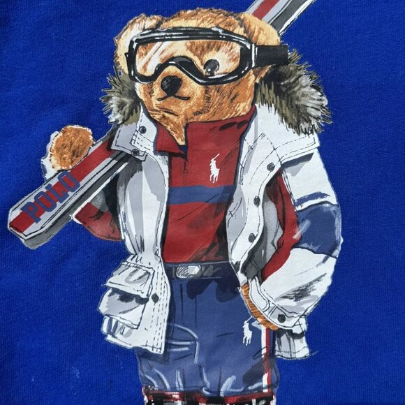Polo Bear | Ralph Lauren Ski Teddy Bear Crewneck | Men's XL - Picture 2 of 8